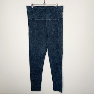 Soft Surroundings Blue Tie Dye Legging Pants Cotton Spandex